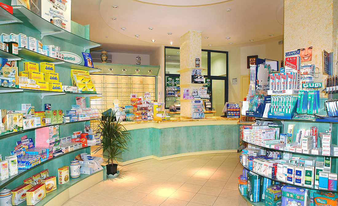 Pharmacy Shelves Design Italy
