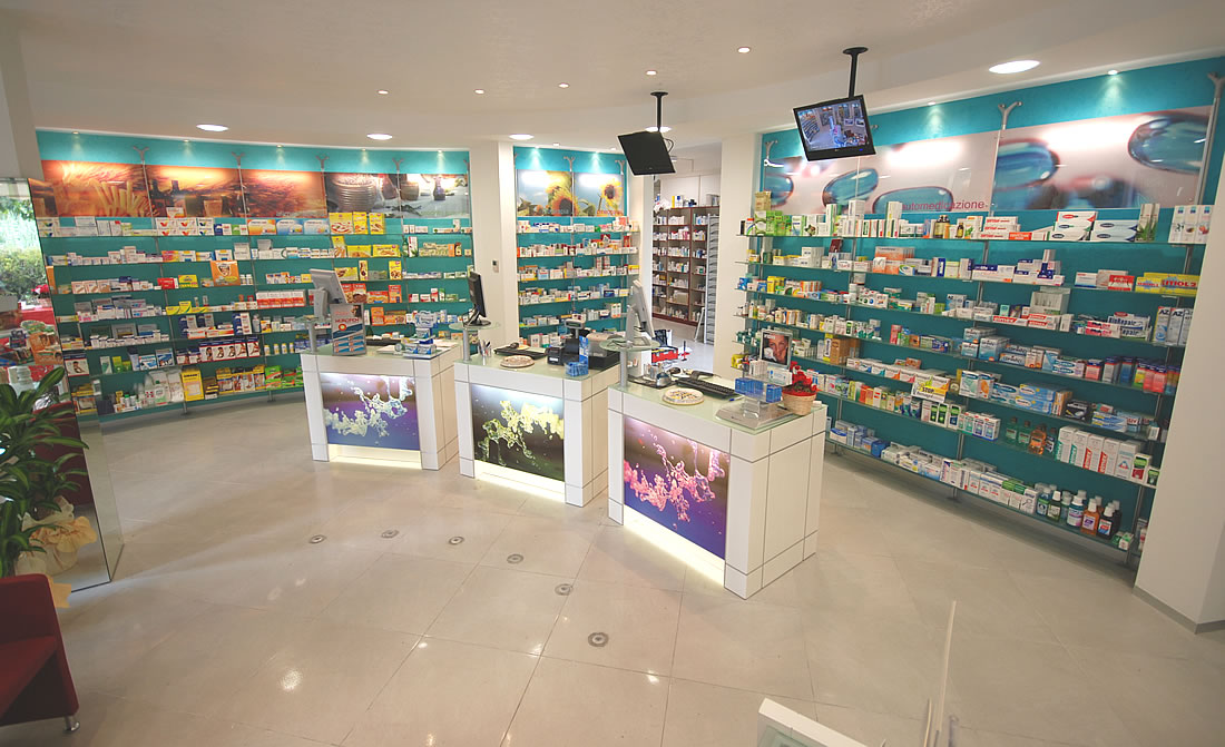 Pharmacy Interior Design Italy